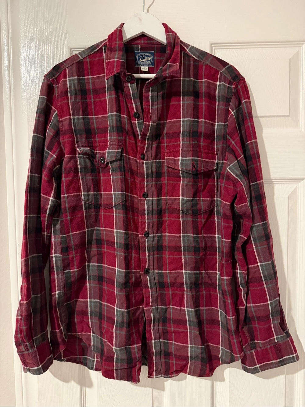 J Crew men’s plaid shirt